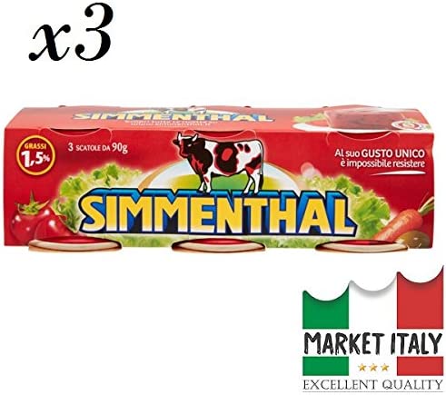 x3 Simmenthal carni bovine in gelatina vegetale 3 x 90 g